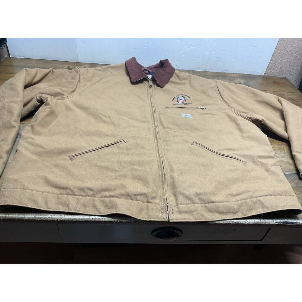 Carhartt Vintage Detroit J001 Mens Workwear Jacket Size 3XL Tall Blanket Lined - Picture 5 of 16